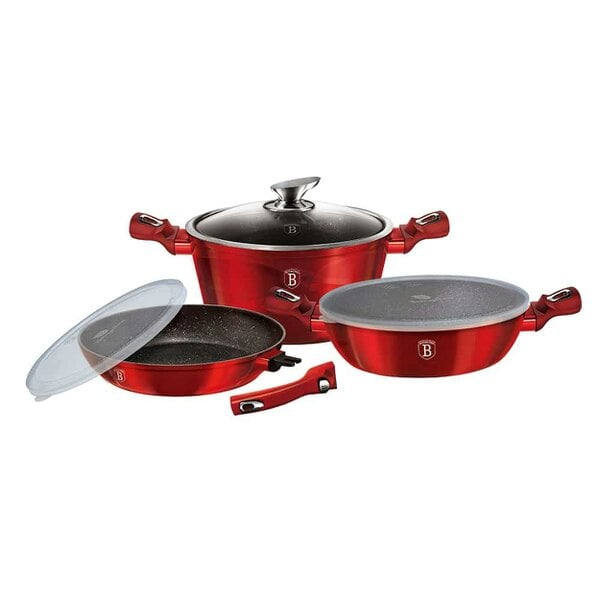 Berlinger Haus 6-Piece Cookware Set Berlinger Haus BH7050 Burgundy