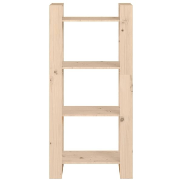 Berkfield Book Cabinet/Room Divider 60x35x125 cm Solid Wood
