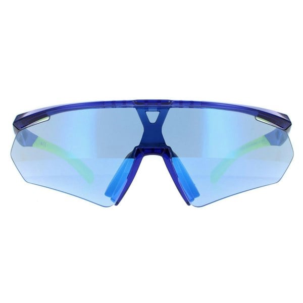 Adidas Sunglasses SP0027 91X Frosted Blue Vario Mirror Blue Photochromic