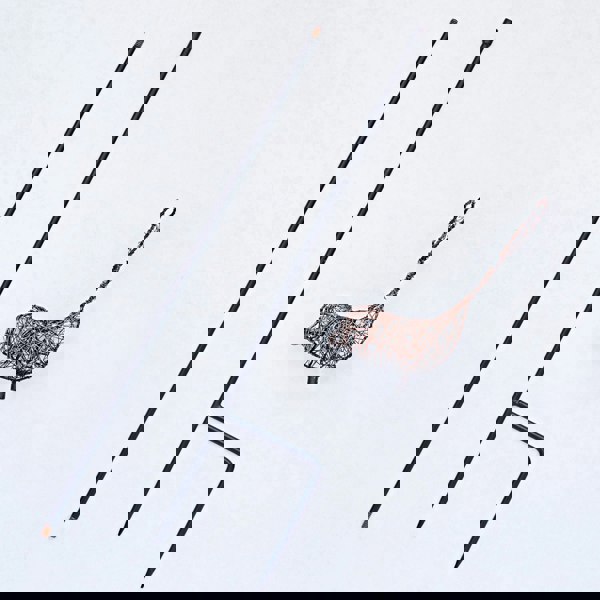 Paper High Recycled Metal Bird Garden Stake Decoration