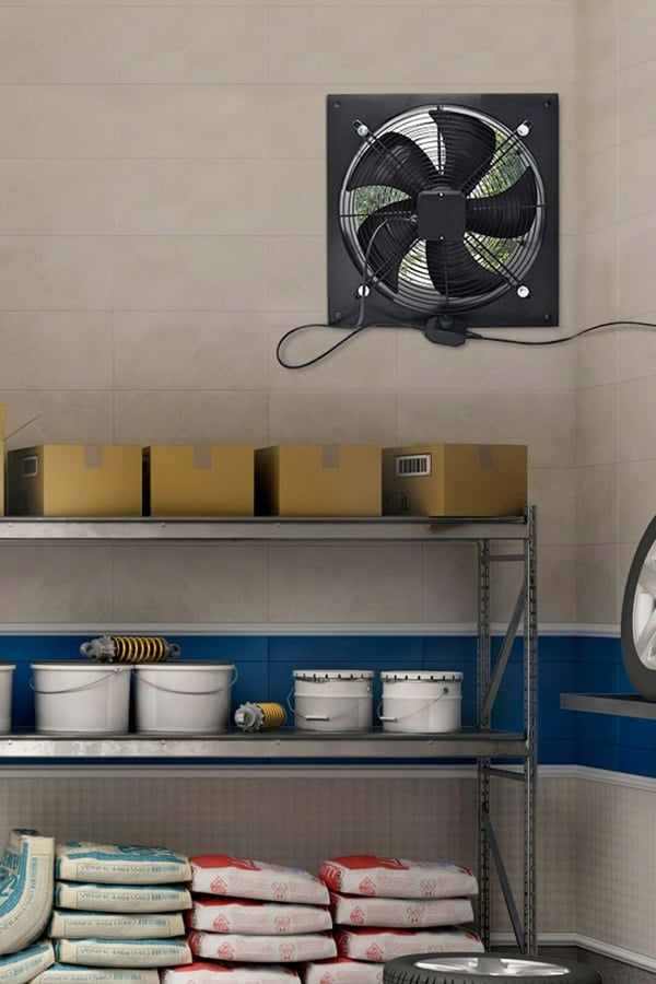 Living and Home Ventilation Wall-Mounted Exhaust Axial Fan 10-inch