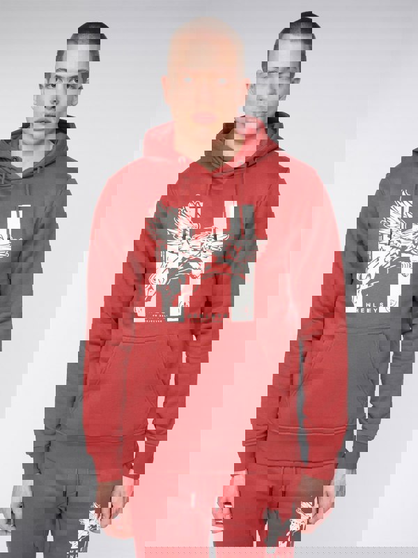 Henleys Curveball Hoodie - Deep Red