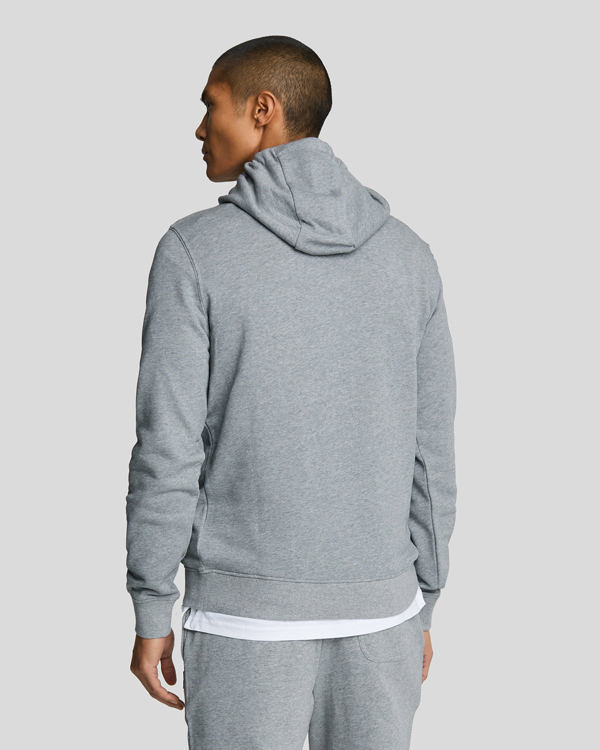 Lyle & Scott Pullover Hoodie - Mid Grey Marl