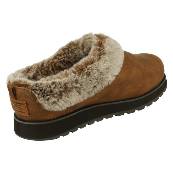 Skechers Ladies Skechers Memory Foam Mule Slippers Keepsakes Rem 31214