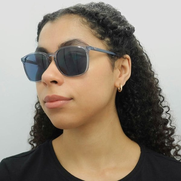 Ray-Ban Sunglasses RB4387 639980 Transparent Blue Blue Gradient