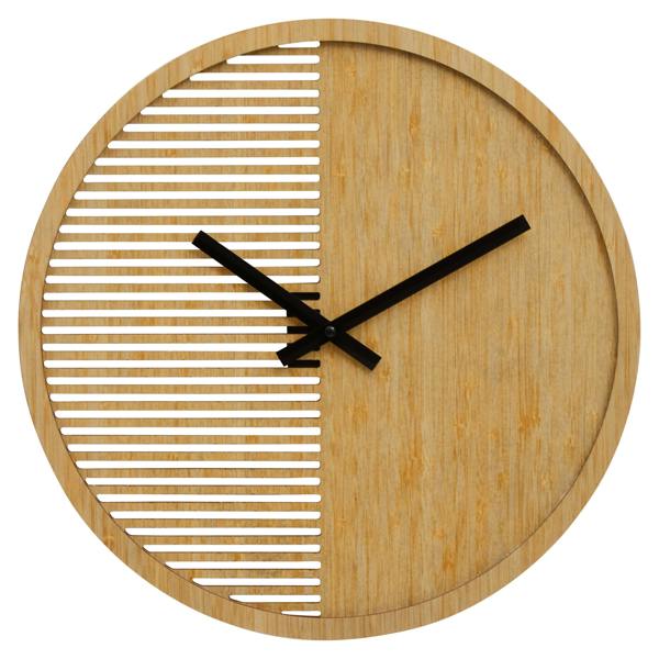 Vitus 40cm Dia Small Wooden Effect Wall Clock