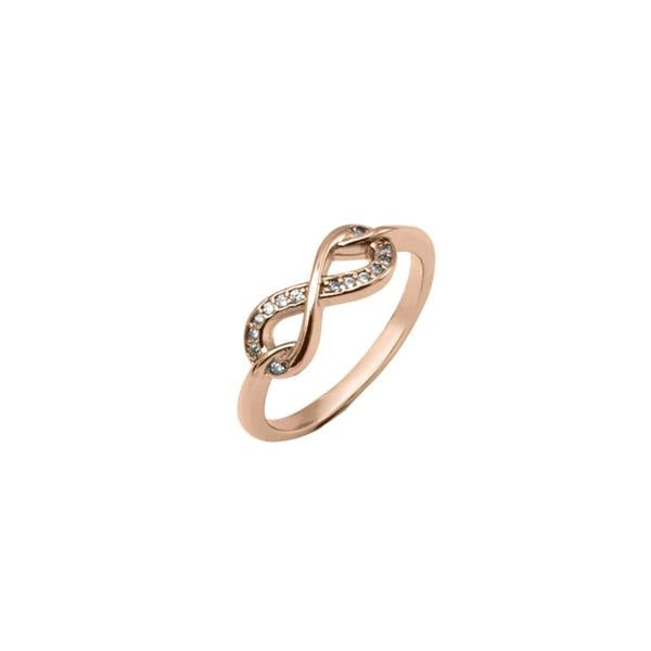 Say It With Infinity Ring - Rose Gold - Size 55