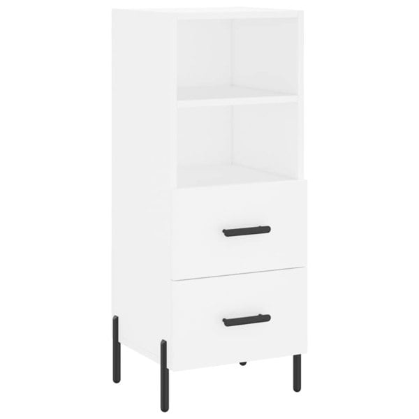 Berkfield Highboard White 34.5x34x180 cm Engineered Wood
