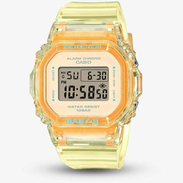 Casio Baby-G Transparent Orange Digital Watch BGD-565SJ-9ER