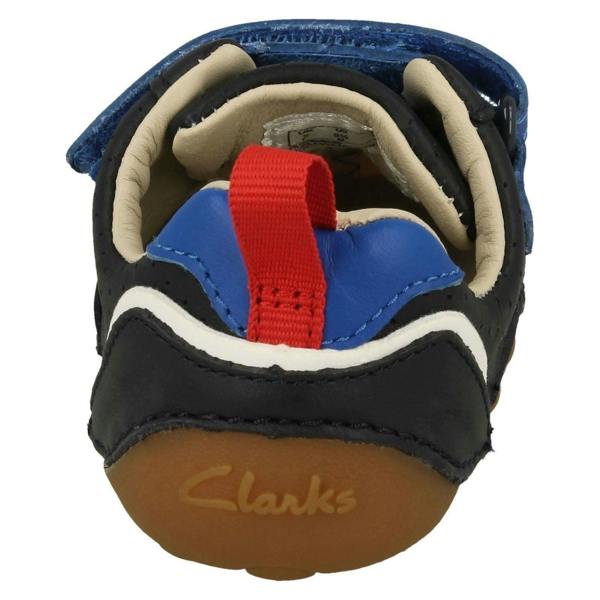 Clarks Childrens Clarks Casual Hook And Loop Strap Shoes Tiny Sky T