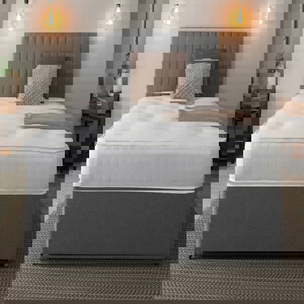 Starlight Beds Sleep Warmer Premium Hybrid Mattress - 20cm Deep, Dual Comfort Fillings