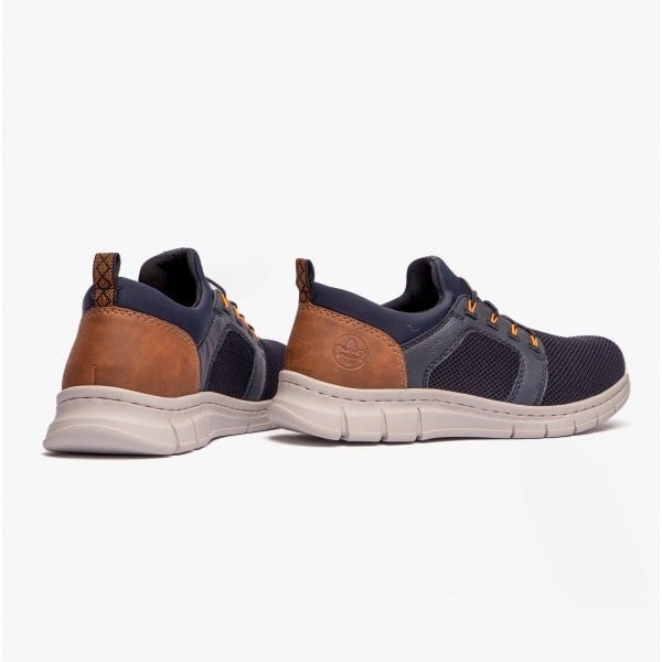Rieker B7796-14 Mens Shoes Blue