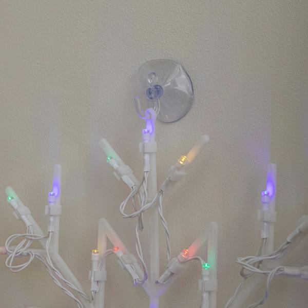 Samuel Alexander 34cm Battery Operated Light up Christmas Snowflake with Multi-Coloured LEDs
