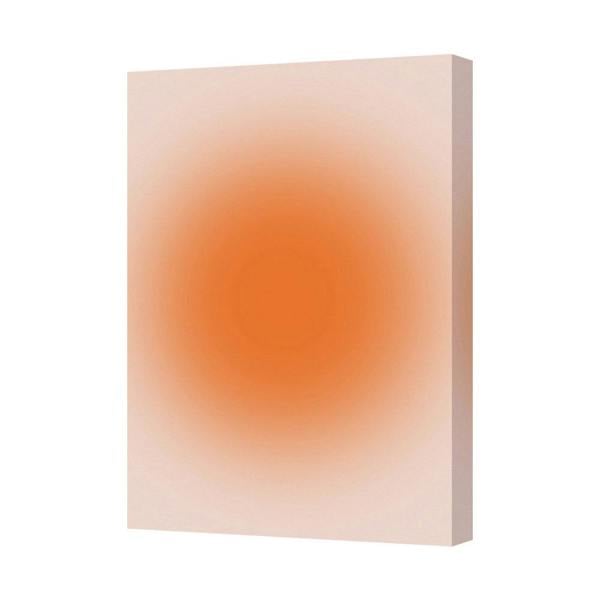 Benjamin Tate Design Abstract Peach Orange Gradient Canvas Wall Art Print