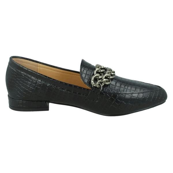 Spot On Ladies Spot On Wide Fit Loafers F80534