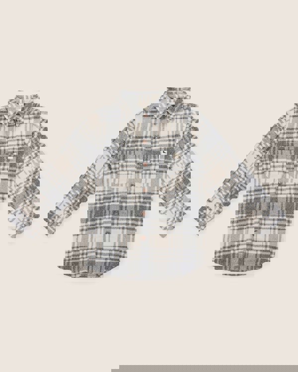 Organic cotton Multicolour Brushed Check Print Shirt - image 2
