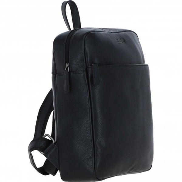 Leather Company Real Leather Backpack with Multiple Pockets: BRUSSELS