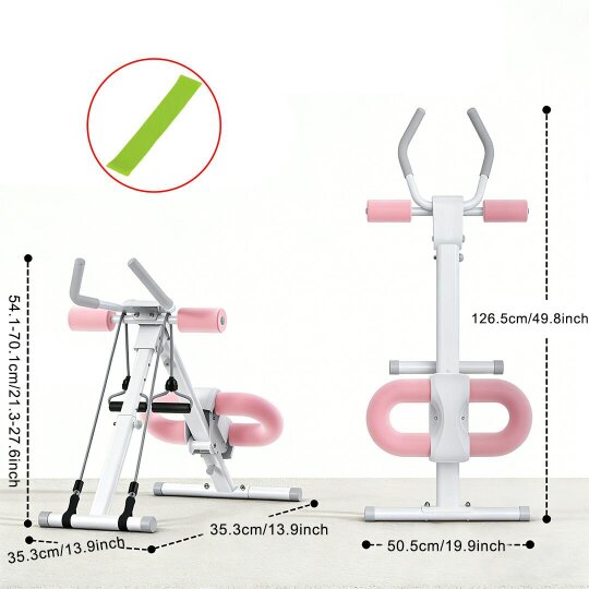Havendro New Adjustable Ab Trainer Foldable Machine For Abs Workout At Home Gym