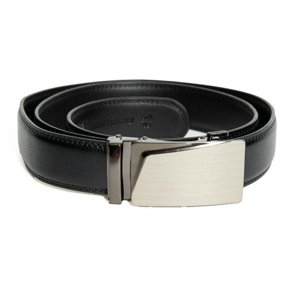 PU Leather Ratchet Belt - Versatile & Customizable for 28-44 Inches - Premium Quality, Secure Fit, Ideal for Casual & Formal Wear