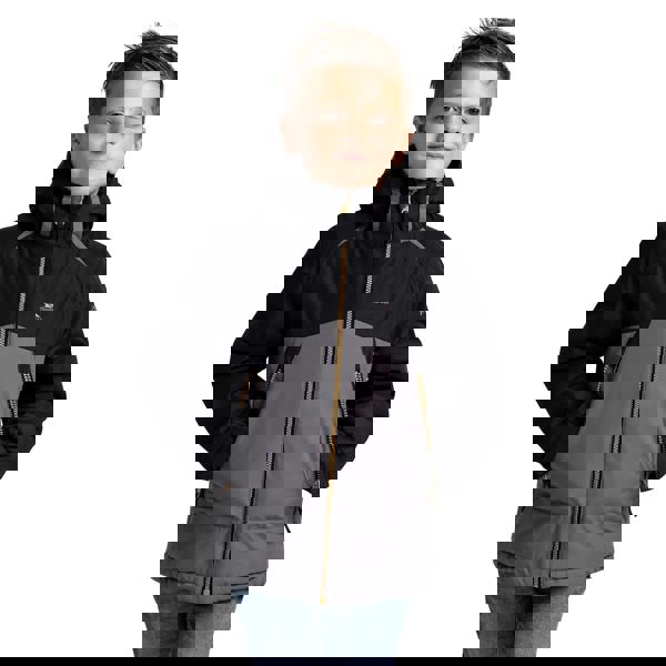 Trespass Childrens/Kids Discover Contrast Zip Jacket - Storm Grey - 