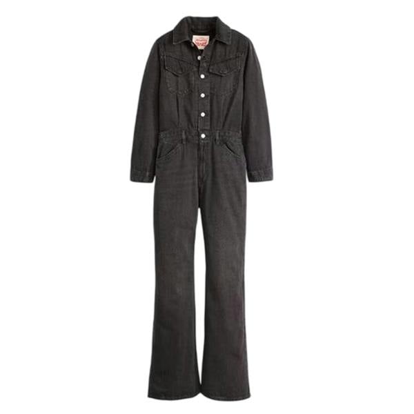 Levis Womens/Ladies Denim Jumpsuit - Black - 