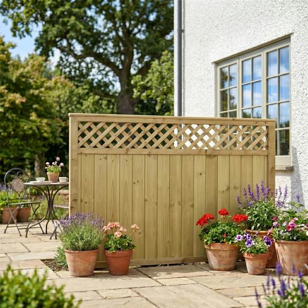 5 pack fence panel premier urban premier diamond top [w.6ft x h.4ft] 1