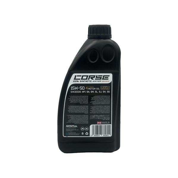 Syntol Motorcycle Motorbike Corse 4T 15W-50 Fully Synthetic Oil
