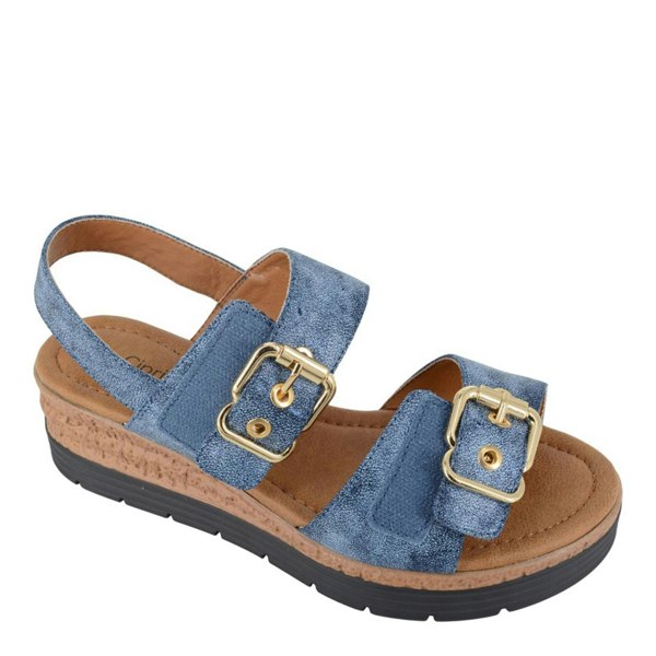 Cipriata Milia Twin Buckle Touch Fastening Sandals