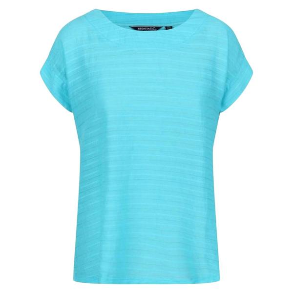 Regatta Womens/Ladies Striped Boat Neck Short-Sleeved T-Shirt - Seascape - 