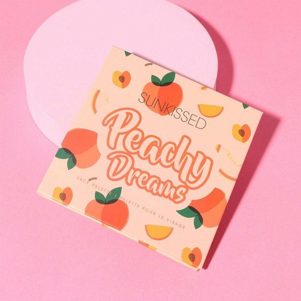 Sunkissed Peachy Dreams Face Palette  - 7.5g Bronzer, 7.5g Blusher, 2 x 7.5g Highlighter