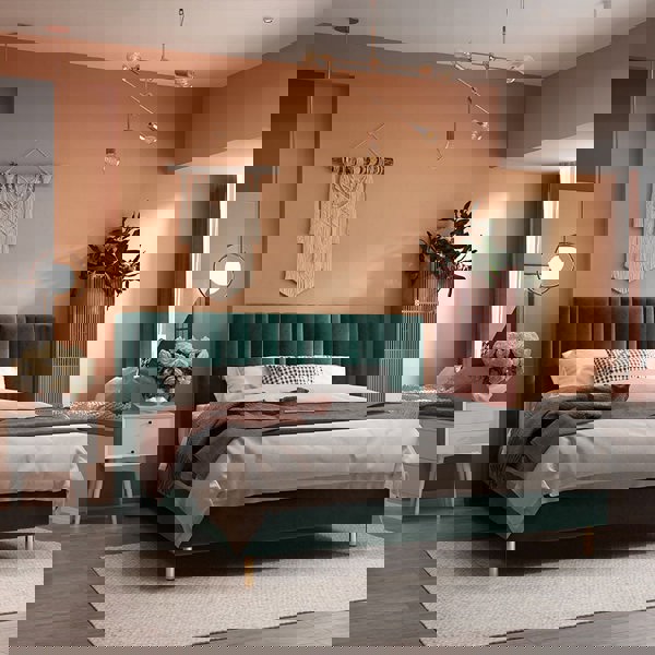 Daisy King Size, Super King Bed, Velvet-Rit Concept-Rit Concept