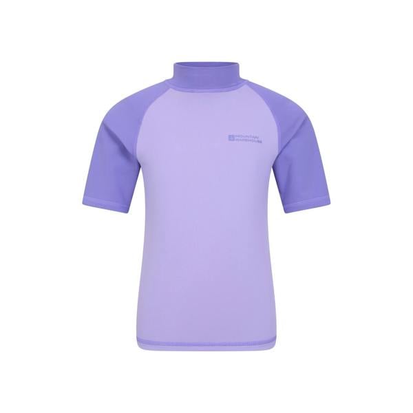 Mountain Warehouse Kids Sun Protective Short-Sleeved Swim Vest - Dusky Purple