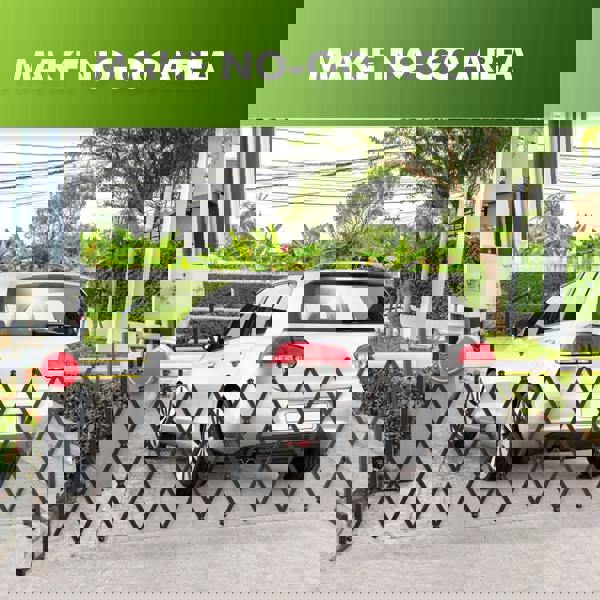 Security Gate Pet Baby Metal Barrier Garden Indoor Outdoor Expandable  3.3M