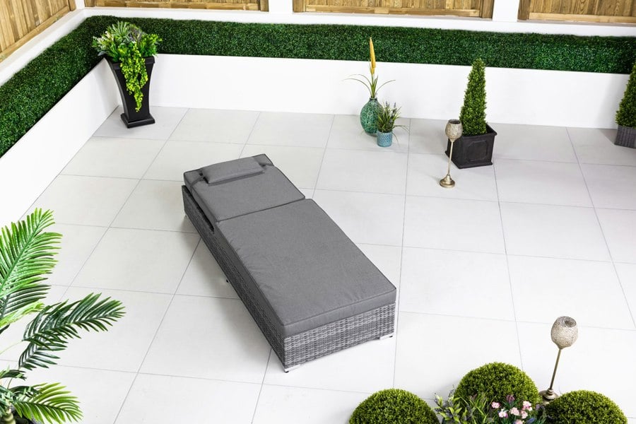 Giardino Rattan Sun Lounger