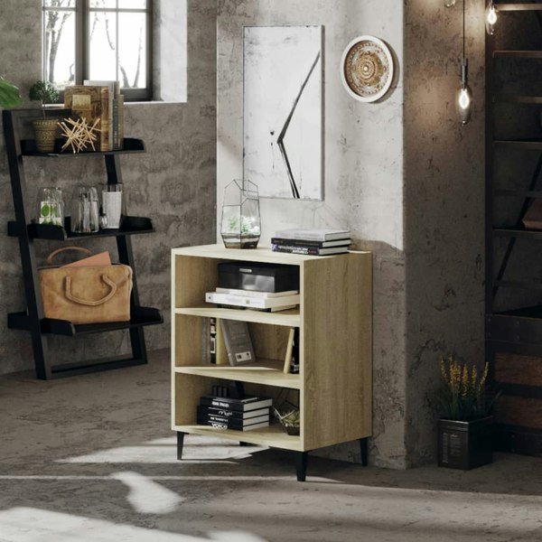 Berkfield Sideboard Sonoma Oak 57x35x70 cm Engineered Wood