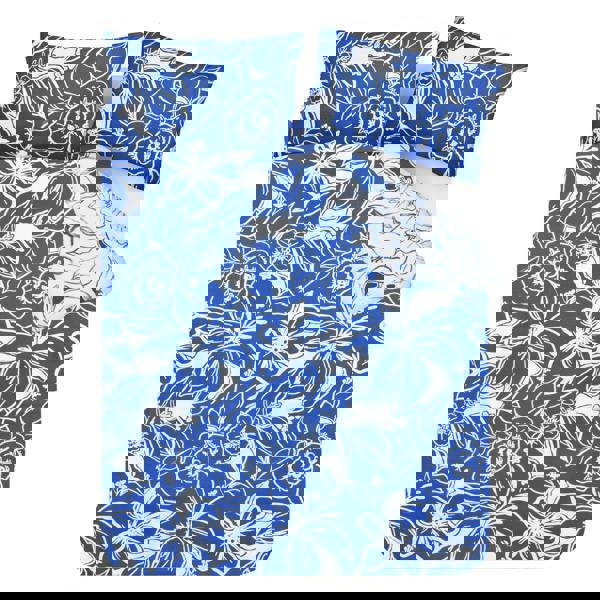 Smart Living Luxury Super Soft Reversible Hawaiian Tropic Duvet Cover with Pillowcase