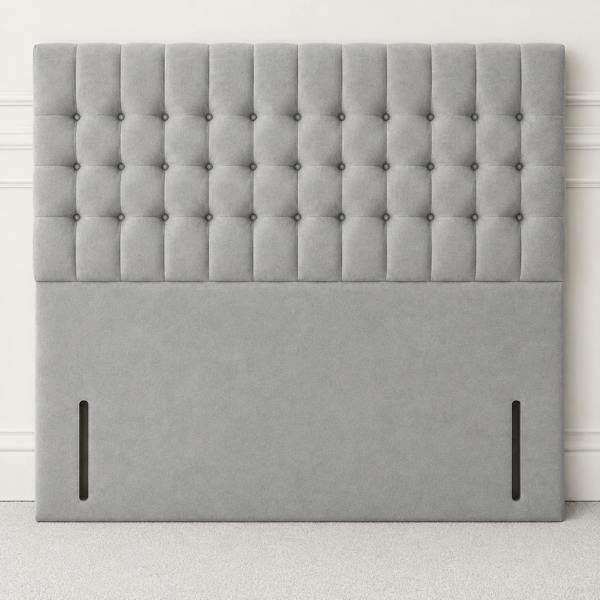 Great British Beds Ellen Headboard - Silver Plush