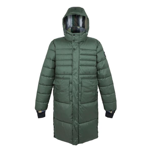 Regatta Mens Christian Lacroix Collongues Long Length Padded Jacket - Thyme Leaf - 