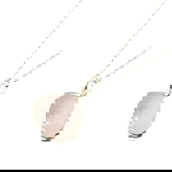 Sterling Silver Rose Quartz Gemstone Necklace