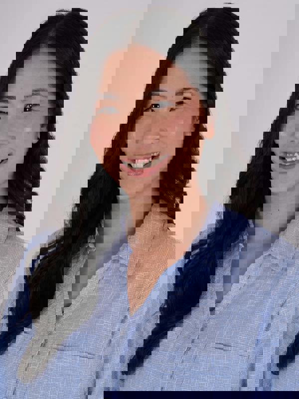 PennyPlain Collared Microcheck Shirt -  Blue