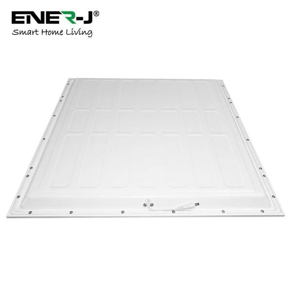 ENER-J Backlit LED Panel 40W, 60x60cms, TPA Diffuser, Premium Range, Surface Mounting Frames, 4000 Lumens 4000K | Pack of 6