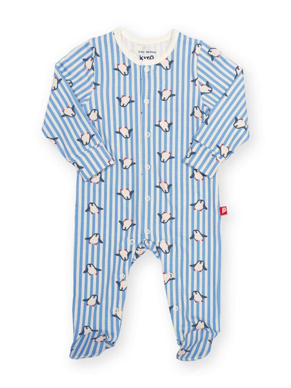 Kite Baby Organic Penguin Parade Sleepsuit