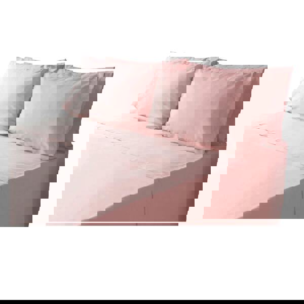 Belledorm Housewife Pillowcase (Pack of 2) - Blush - 