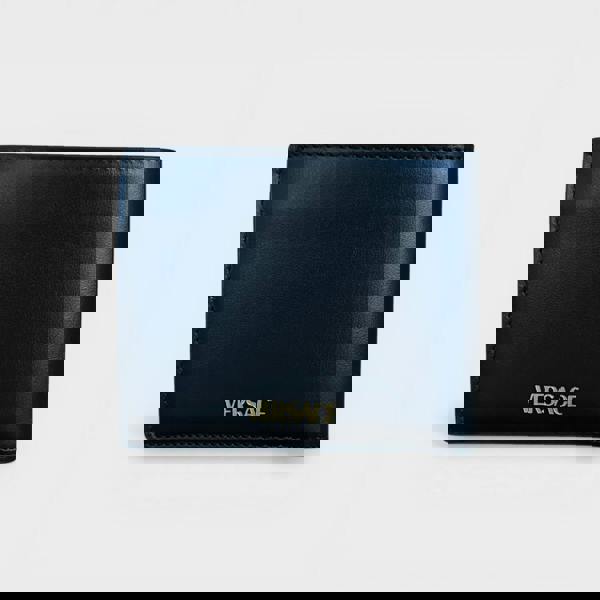 Versace Medusa Head Bifold Wallet Leather Black