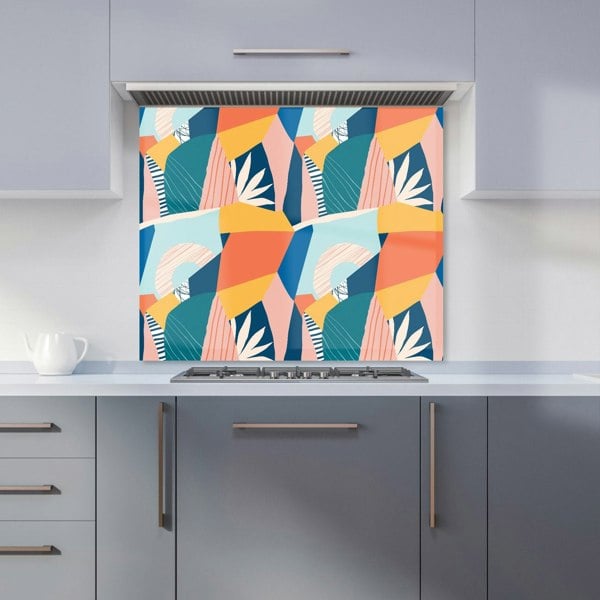 Warren Reed - Designer Modern Floral Pattern Kitchen Splashback
