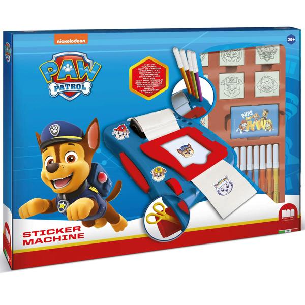 PAW Patrol Sticker Machine by Multiprint – Kids Craft & Stationery Set