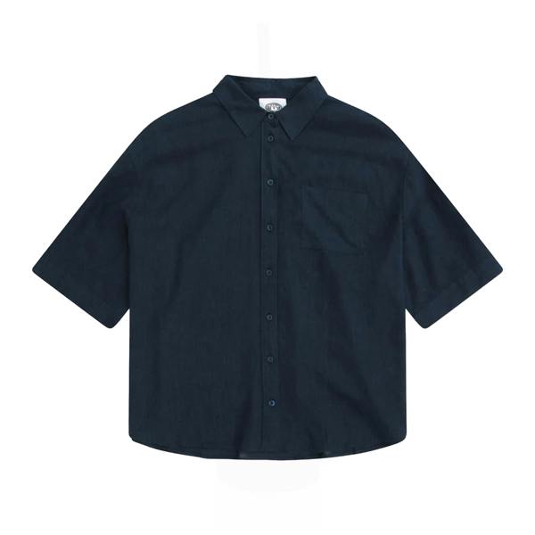 Animal Womens/Ladies Nova Linen Shirt - Navy - 