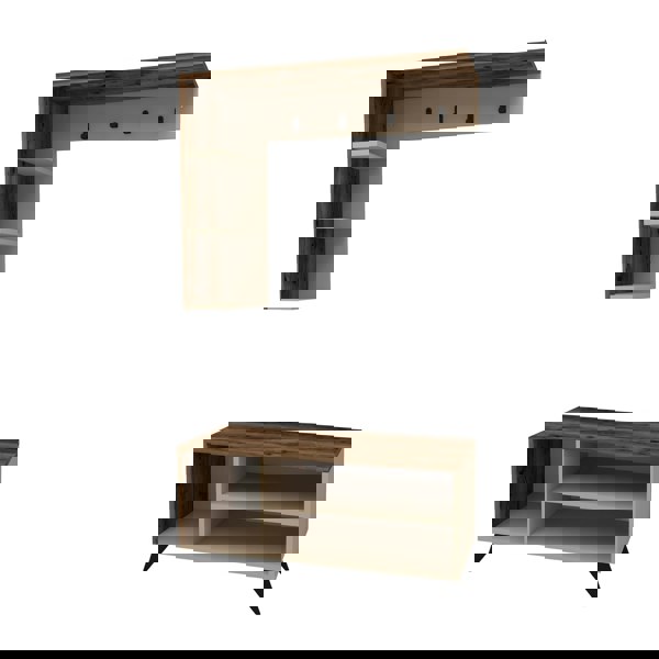 Destina Home Hallway Coat Rack with Shelves Cassia