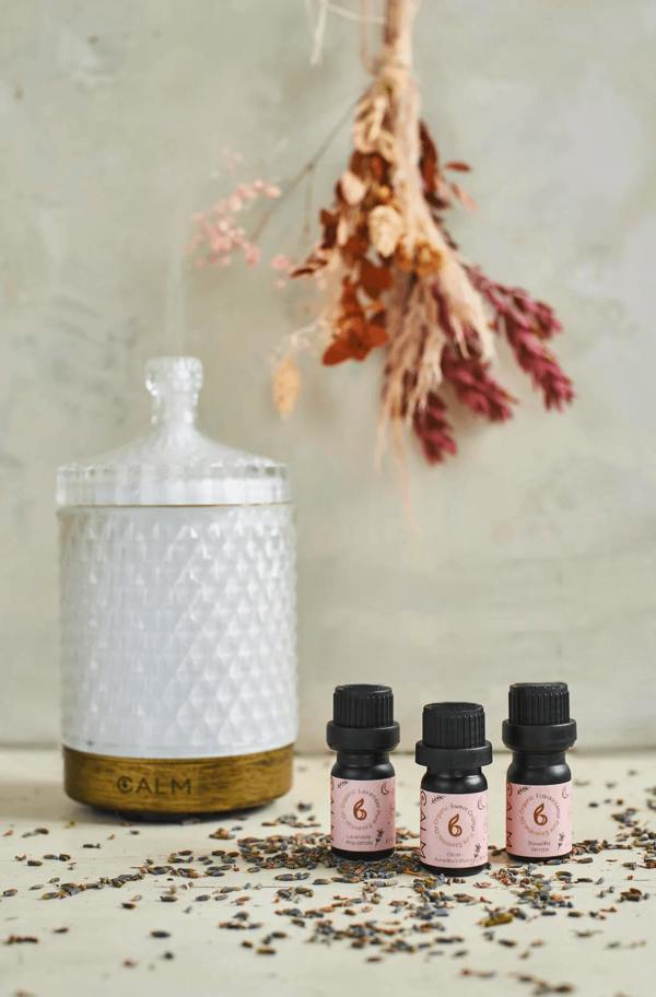 B Calm Aroma Diffuser with our Breathe Calm Oil Set - Stress Relief