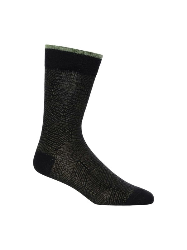 Duck and Cover Bellion Olive Socks 7pk Assorted